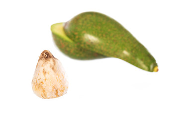 Avocado isolated on a white background