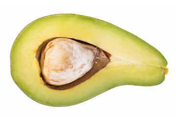 Avocado isolated on a white background