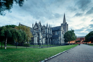 Fototapeta na wymiar St Patrick Cathedral Dublin Ireland