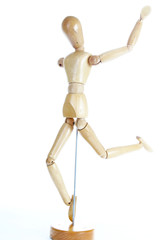 Handicapped model amputated doll without arm