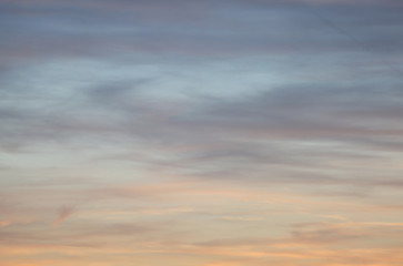 Obraz premium clouds in the sky during a romantic sunset