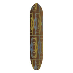 Isolated surfboard on a white background, Vector illustration