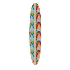 Obraz premium Isolated surfboard on a white background, Vector illustration