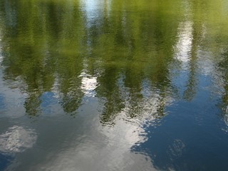reflection on water