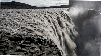 A close view of Dettifoss - the most massive waterfall in Europe © Ilona