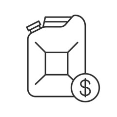 Petrol trade linear icon