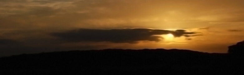 Ominous sunset