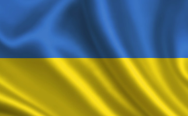 Ukrainian flag. Ukraine flag. Flag of Ukraine. Ukraine flag illustration. Official colors and proportion correctly. Ukrainian background. Ukrainian banner. Symbol, icon.  