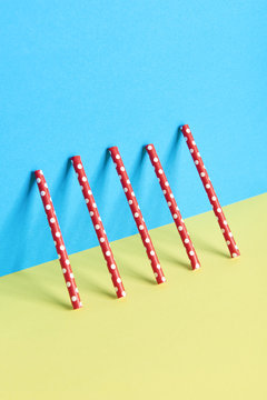 colourful straws
