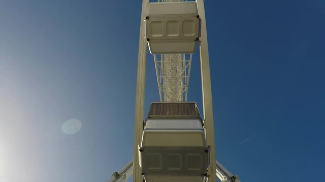 Big ferris wheel, giant observation wheel, theme park