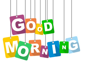 vector illustration background good morning