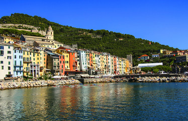 Beautiful fisherman town of Portovenere near Cinque Terre, Liguria, Italy
