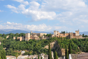 Fototapeta na wymiar Alhambra Royal Palace