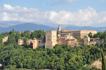Fototapeta na wymiar Alhambra Royal Palace