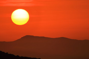España atardecer
