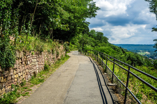 Philosophenweg pathway in Heidelberg Germany