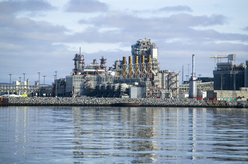 Erdgasraffinerie in Norwegen