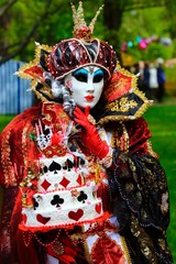 Venice masks' masquerade