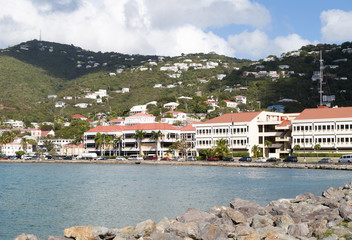 Fototapeta premium Virgin Island Town