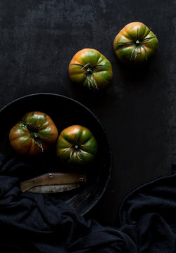 Tomatoes on a plate