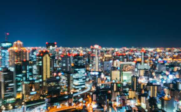 View from Umeda Sky Building in Osaka