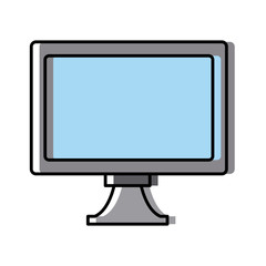 pc monitor hardware icon vector illustration graphic design