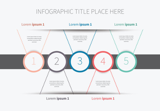 Circles and Triangles Infographic Layout 1