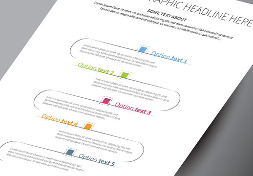 Curved Vertical Infographic Layout 1