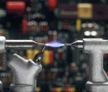 Lichtbogen in der Elektroindustrie