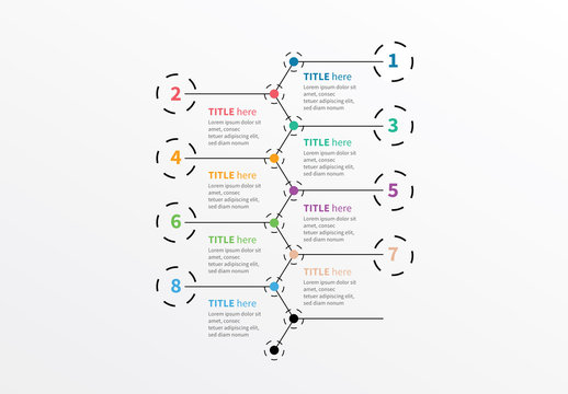 Eight Section Vertical Infographic Layout 1