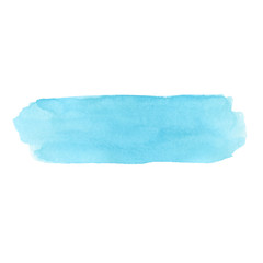 Vector hand painted blue texture isolated on the white background. Usable for cards, invitations and more. - 171650335