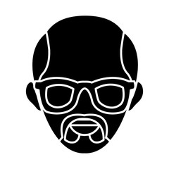 Businessman avatar cartoon icon vector illustration graphic design