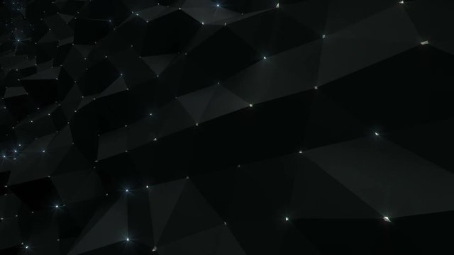 Glitter shining Star Wall waving background.