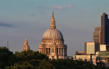 Deurstickers The view of the dome of Saint Paul's Cathedral, City of London. © kovalenkovpetr