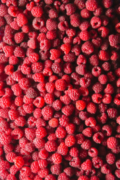Just picked raspberries background