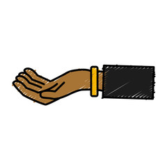 Hand holding something icon vector illustration graphic design