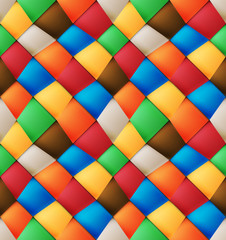 Patchwork motley seamless pattern