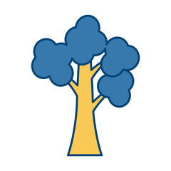 Tree eco symbol icon vector illustration graphic design