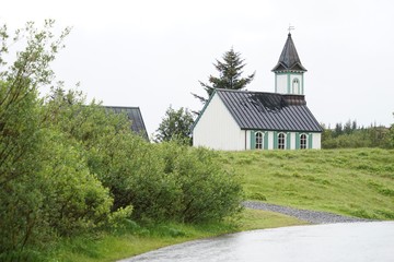 Fototapeta na wymiar Landschaft in Islands Süd-Westen - Pingvellir - Golden Circle