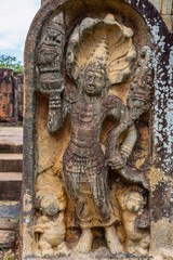 Guardstone of Vatadage in Polonnaruwa