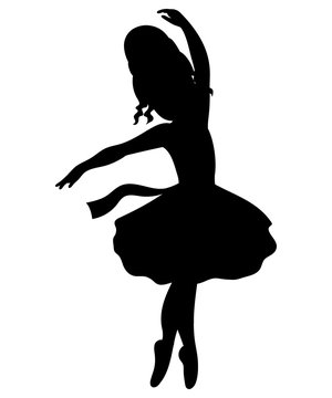 Vector Ballerina Silhouette