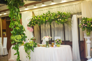 Fototapeta na wymiar Wedding floristry 