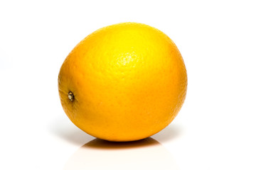 Orange fruit isolated on white