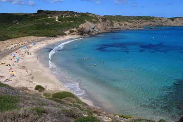 Cala tortuga en menorca
