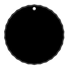 Isolated empty sale label on a white background, Vector illustration