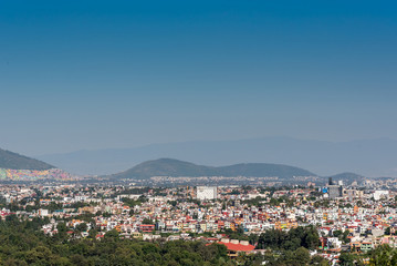 Fototapeta na wymiar Mexico City Panoramic View