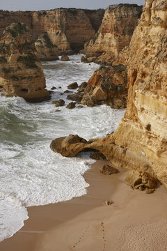Beach on south of Portugal
