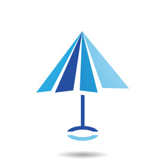 Abstract Symbol of Umbrella Shaped Icon