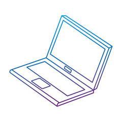 laptop computer isolated icon