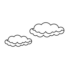 clouds sky isolated icon